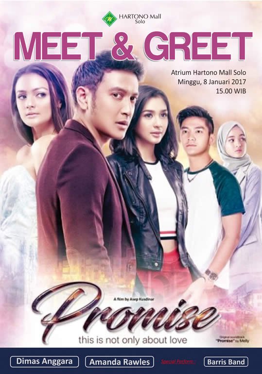 DUA PEMAIN FILM PROMISE GELAR MEET AND GREET DI HARTONO MALL