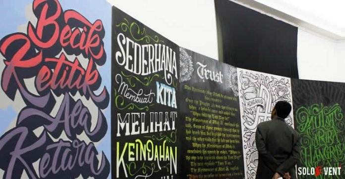 GURATAN INDAH KALIGRAFI DAN HAND LETTERING TERPAMPANG DI PAMERAN PITUTUR BECIK