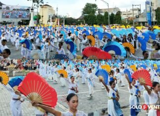 Sebanyak 1.700 Penari Kipas Semarakkan Solo Menari 2026 di Kawasan Titik Nol